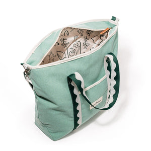 Business & Pleasure Co Cooler Tote Bag - Rivie Green