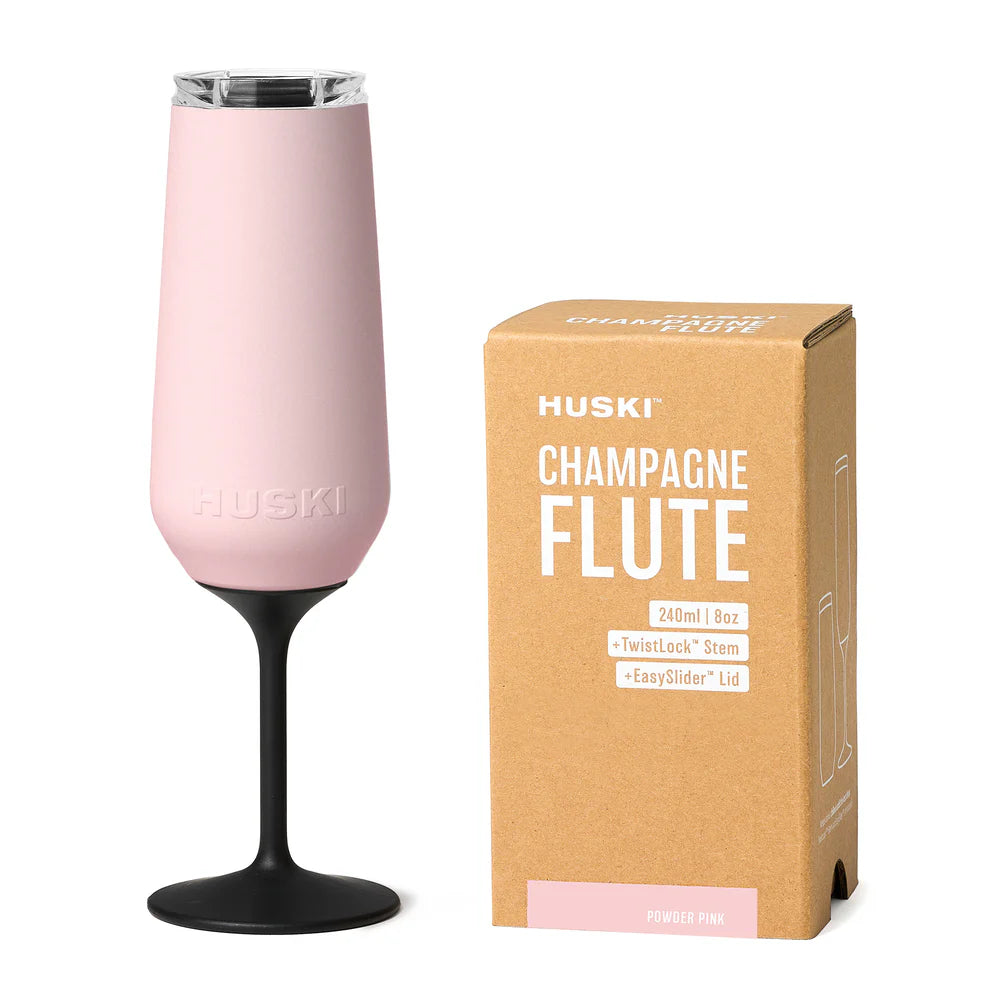 Huski Champagne Flute - Powder Pink